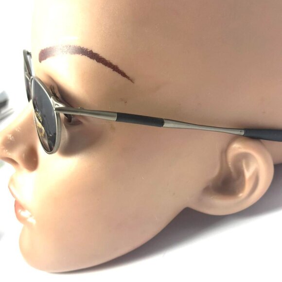 NWT Vintage dark silver round metal sunglasses size 50mm-20mm-135mm - Picture 6 of 8